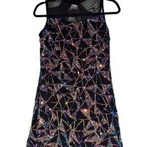 Weissman Dark Navy and Sequin Dance Costume.